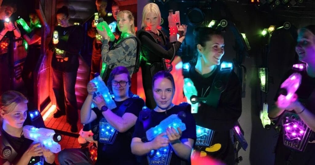 Rentoa illanviettoa Laserareenan pikkujouluillassa